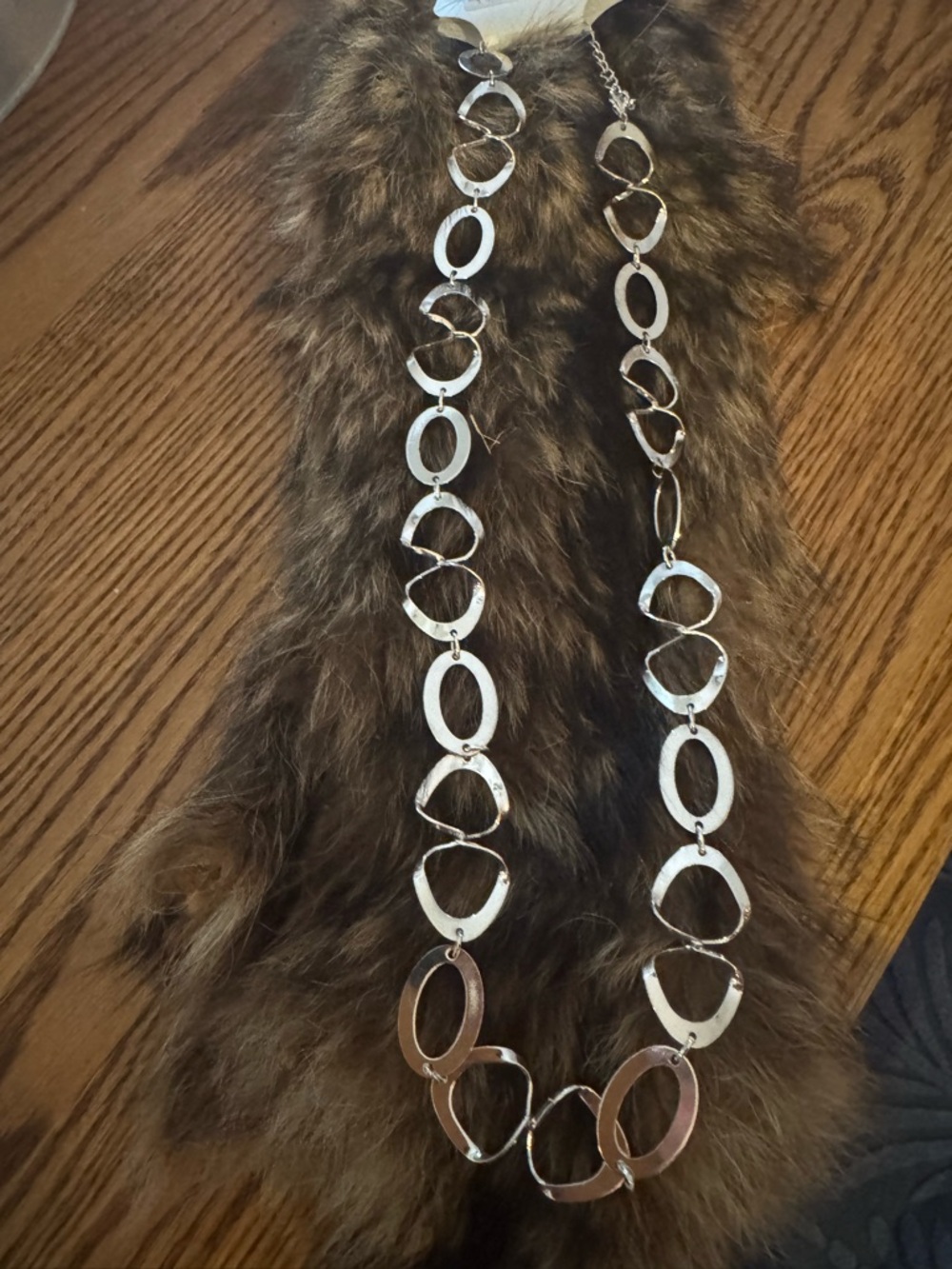 Kohl's Silver-Tone Oval Link Necklace